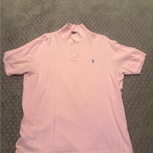 Polo by Ralph Lauren Men's Light Pink Polo Shirt